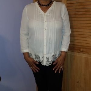 Zach & Rachel petite button down blouse